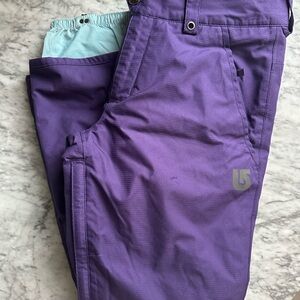 Burtons Women’s Purple Snow Pants